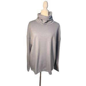 Apana lavender slouch neck pullover - M